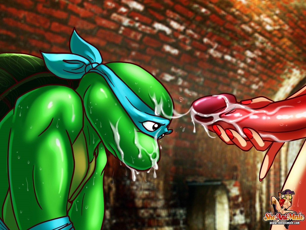 1boy 1futa april_o'neil april_o'neil_(tmnt_1987) cum cum_on_face dickgirl futa_on_male futanari human intersex leonardo male rule34 sheanimale teenage_mutant_ninja_turtles tmnt_1987