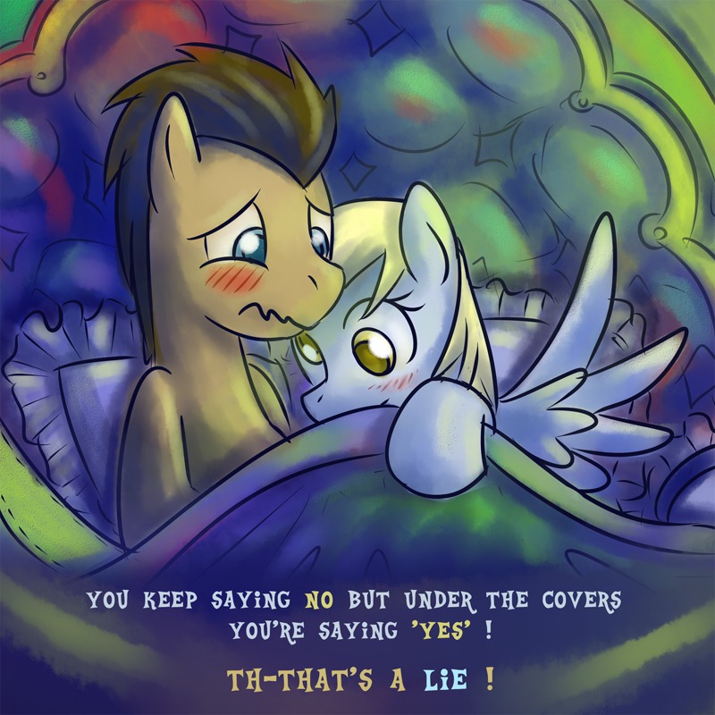 derpy_hooves doctor_whooves earth_pony equine female feral friendship_is_magic horse male my_little_pony pegasus pony rule34 saturnspace smooth_skin