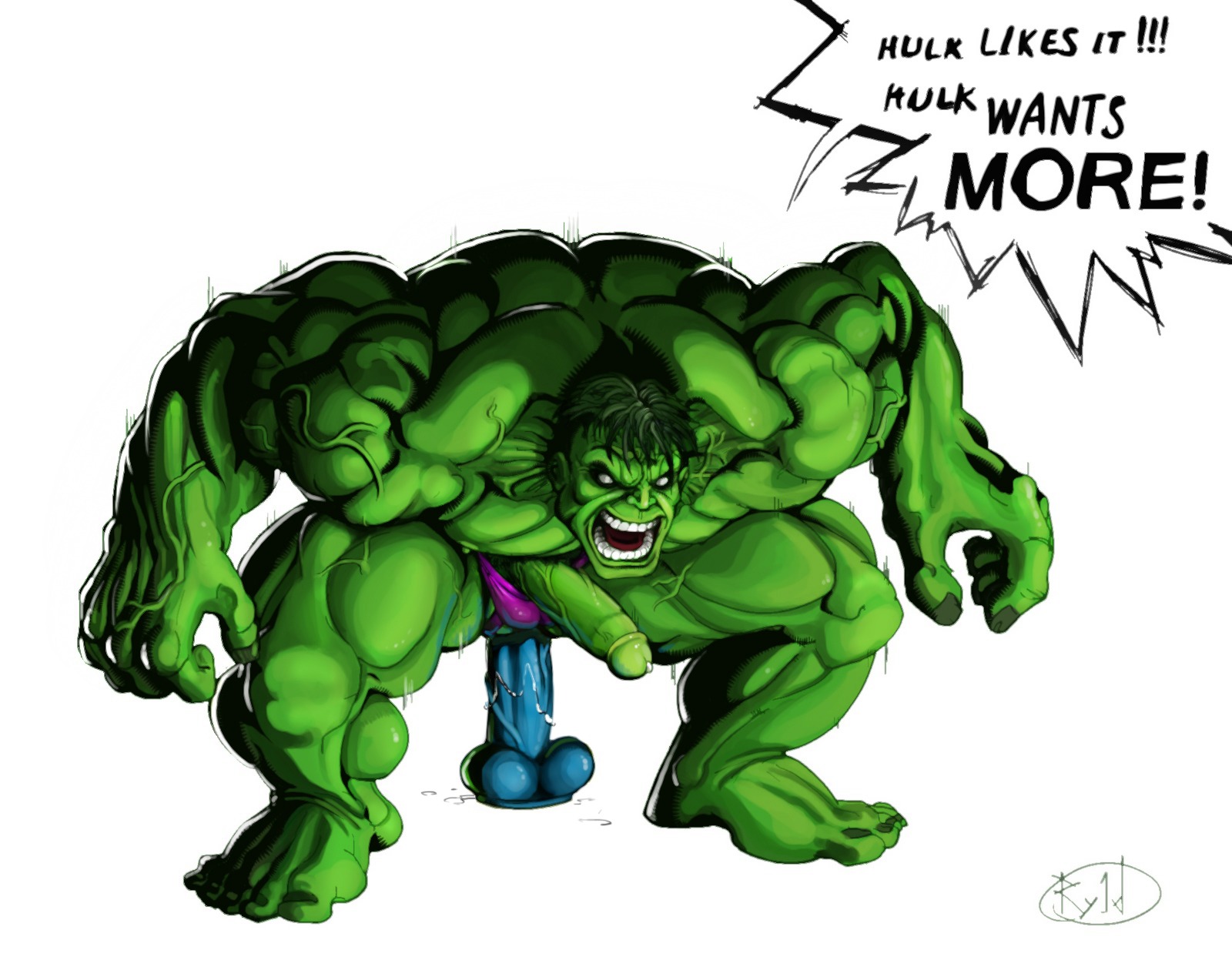 1boy balls balls_bulge beefy circumcised circumcision_scar dildo erect_penis erection green_hair green_skin hulk human male male_nipples male_only marvel marvel_comics masculine mature_male mostly_nude mostly_nude_male muscles muscular muscular_male nipples pecs penis penis_out precum rule34 smooth_skin smooth_skinned_male solo spread_legs squatting straight_hair tagme underwear_only veiny_penis