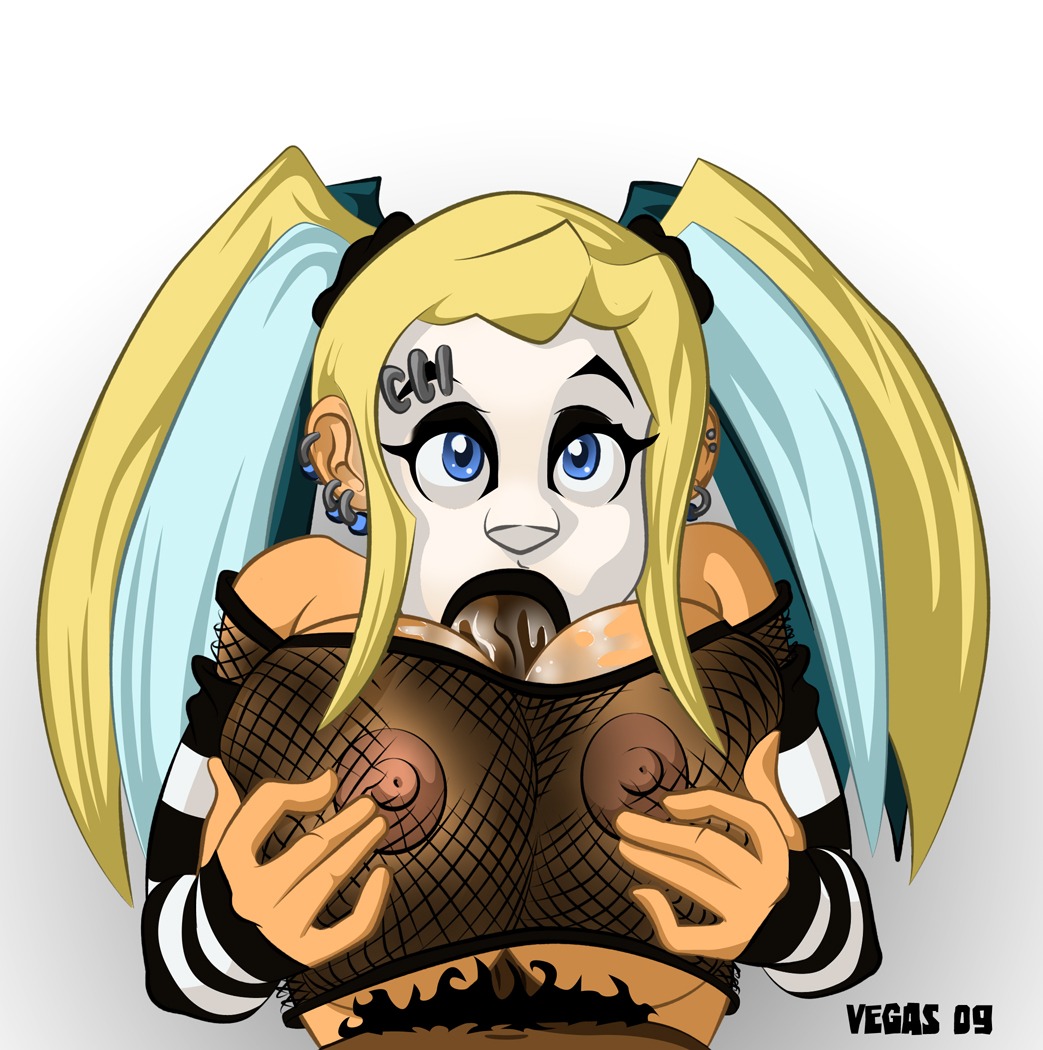 1girls 2009 big_breasts bimbo blonde_female blonde_hair breasts busty cartoon_network clown_makeup fellatio female fishnet_top goth human human_only joey_vegas juggala large_breasts lindsay_(tdi) lipstick long_hair male paizuri penis rule34 straight straight_hair teletoon total_drama_island two-tone_hair white_female
