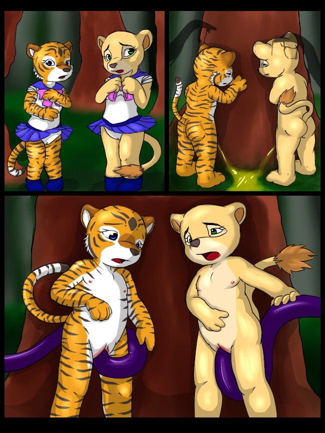 3:4 anthro asian_clothing bodily_fluids butt clothing duo e621 east_asian_clothing felid female forced genital_fluids genitals japanese_clothing japanese_school_uniform lion mammal nude pantherine panties peeing peeing_together rape school_uniform serafuku sex standing tail tentacles tiger underwear uniform unknown_artist urine urine_on_ground urine_stream vulva watersports young young_anthro