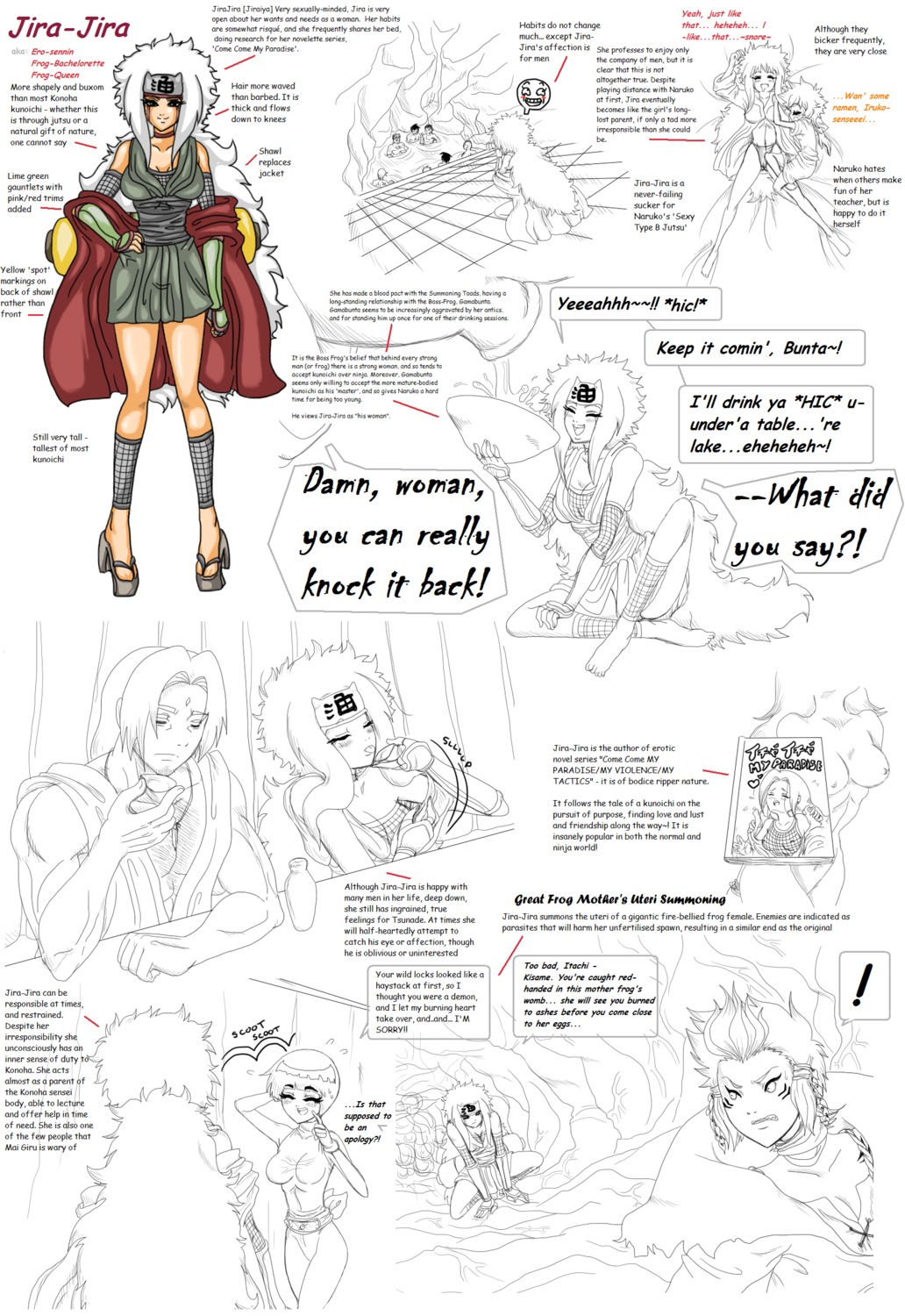 female hoshigaki_kisame jiraiya might_guy naruto naruto_(series) rule34 rule_63 tsunade uzumaki_naruto