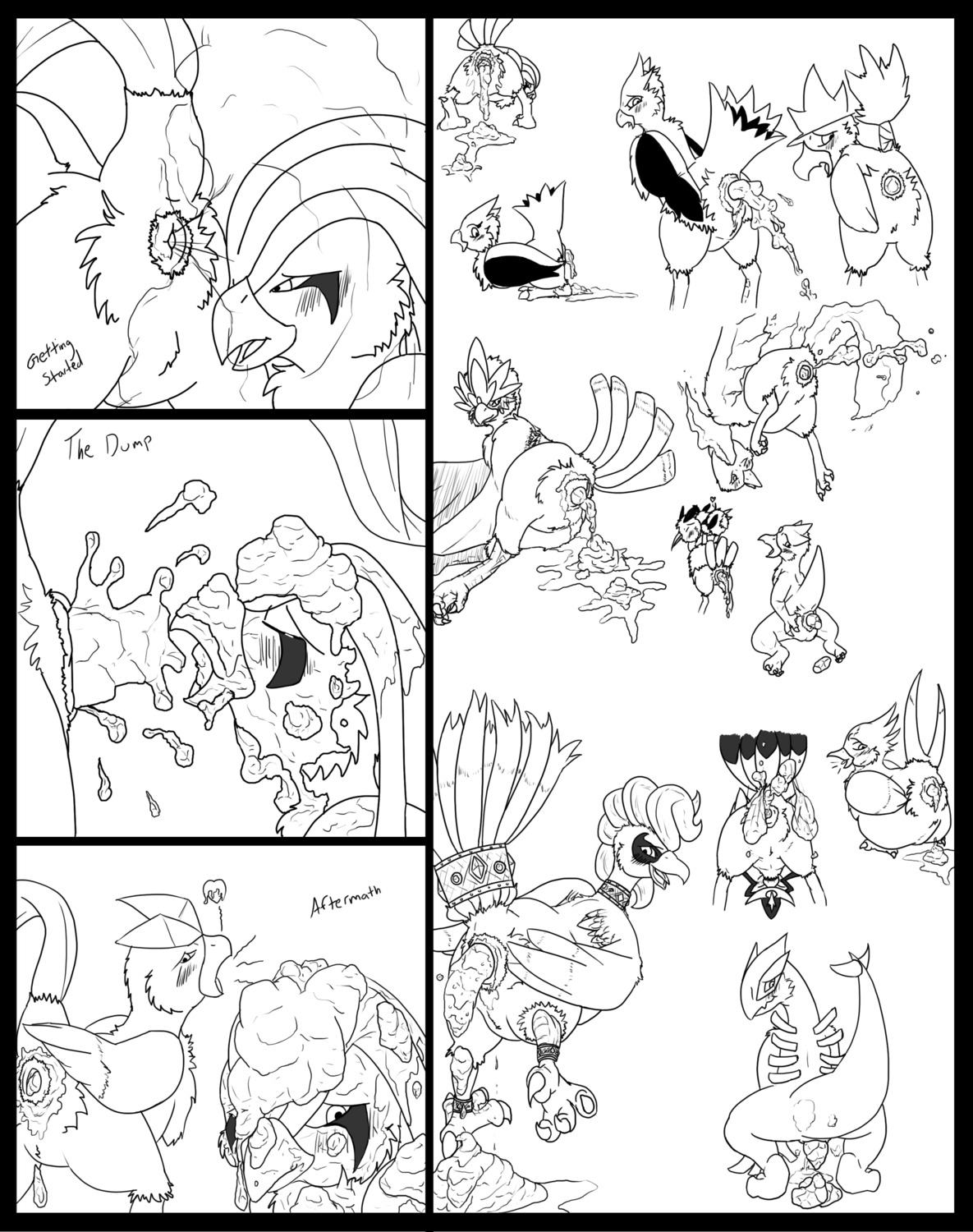 4_toes absurd_res ambiguous_gender animal_genitalia articuno avian avian_feet avoid_posting beak biped black_and_white black_text braviary claws cloaca crouching dark_text digital_drawing_(artwork) digital_media_(artwork) dodrio e621 eating_feces english_text eyes_closed fart feathers feces feces_in_cloaca feces_in_mouth feces_on_beak feces_on_face feces_pile feet feral generation_1_pokemon generation_2_pokemon generation_3_pokemon generation_4_pokemon generation_5_pokemon genitals group hanging_feces hi_res ho-oh legendary_birds legendary_pokemon legendary_trio lidded_eyes looking_back lugia lying messy moltres monochrome murkrow musk nintendo open_mouth pidgeot pokemon pokemon_(species) pooping raised_tail scatplay simple_background smelly staraptor swellow tail tail_feathers talons text thecapedmanlloyd toes white_background zapdos