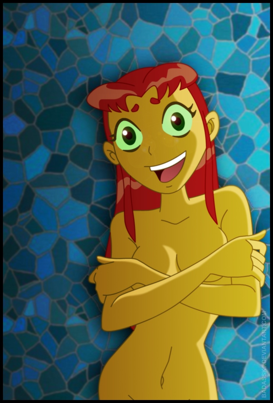dc dc_comics female rule34 starfire straight_hair tagme teen_titans