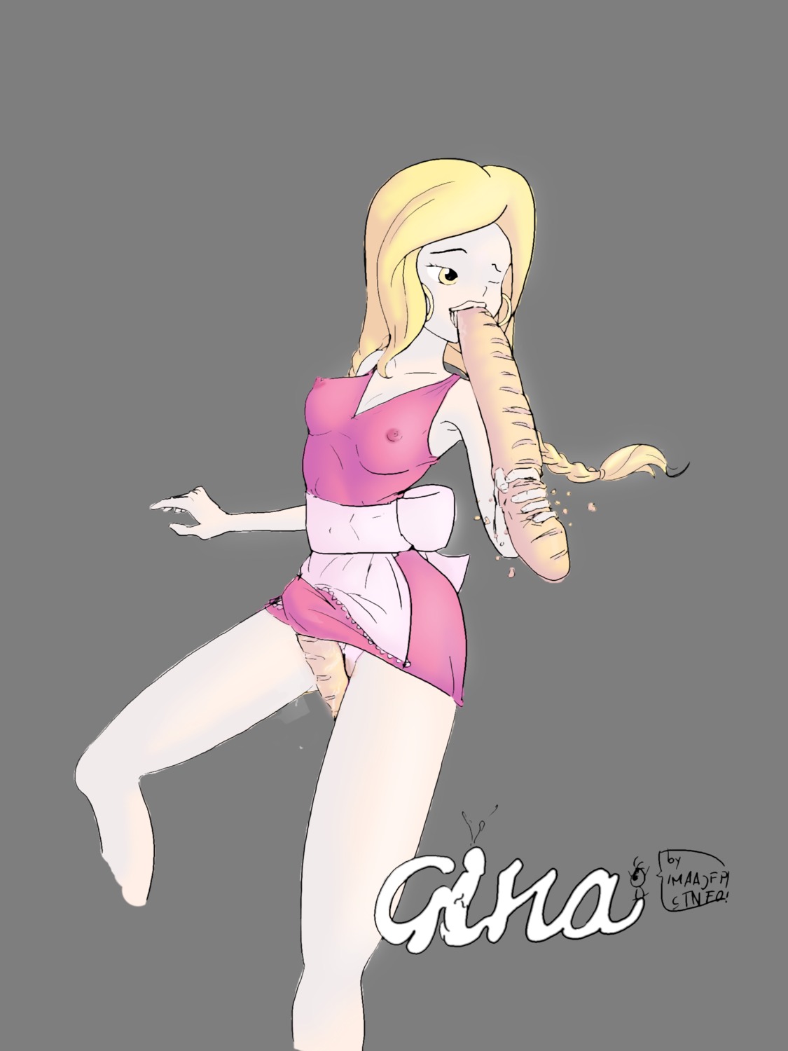 female gina_la_fornarina imaajfpstnfo mascot rule34 tagme