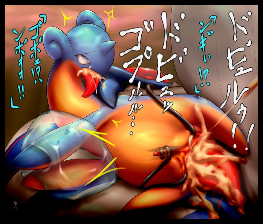 abdominal_bulge aquatic bamia big_clitoris blue_eyes bodily_fluids bound cetacean clitoris countershading cum cum_in_mouth cum_in_vagina cum_inside digital_media_(artwork) dominant e621 enlarged_clitoral_glans erection eye_roll female feral generation_1_pokemon generation_3_pokemon genital_fluids genitals group hands_tied interspecies japanese_text kyogre lapras larger_dom larger_male legendary_pokemon male male/female mammal nintendo nude peeing penetration penis pokemon pokemon_(species) size_difference smaller_female spread_vulva spreading tapering_penis tentacles tentacruel text tongue tongue_out translation_request urine vaginal vaginal_penetration vulva wailord watersports