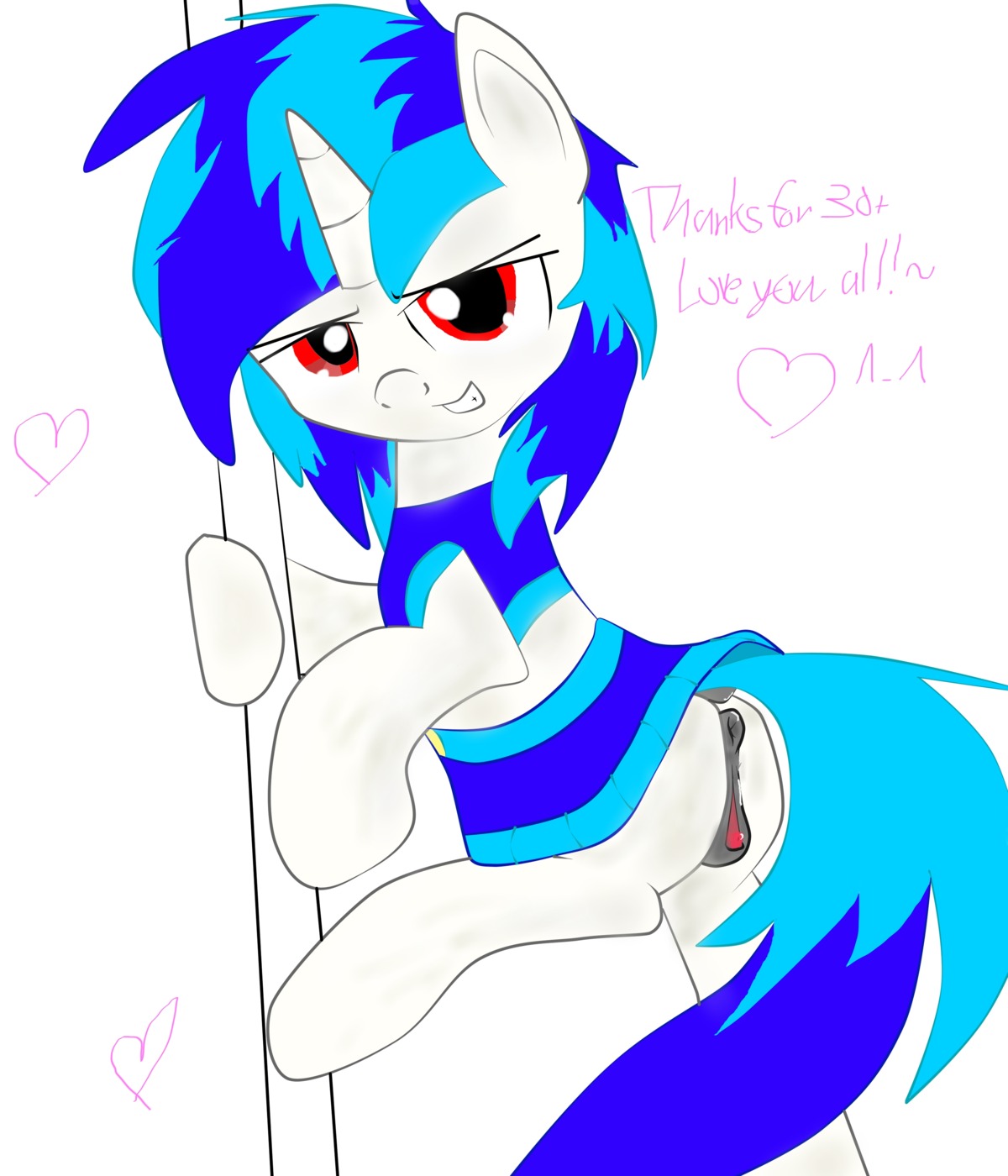 absurd_res anatomically_correct anatomically_correct_genitalia anatomically_correct_vulva animal_genitalia animal_vulva anus blue_hair clitoral_winking clitoris e621 equid equine equine_genitalia equine_vulva female feral friendship_is_magic fur genitals hair hasbro heart_symbol hi_res horn illusiveelusive mammal marshmallowvinyl my_little_pony mythological_creature mythological_equine mythology red_eyes simple_background solo text unicorn vinyl_scratch_(mlp) vulva white_body white_fur