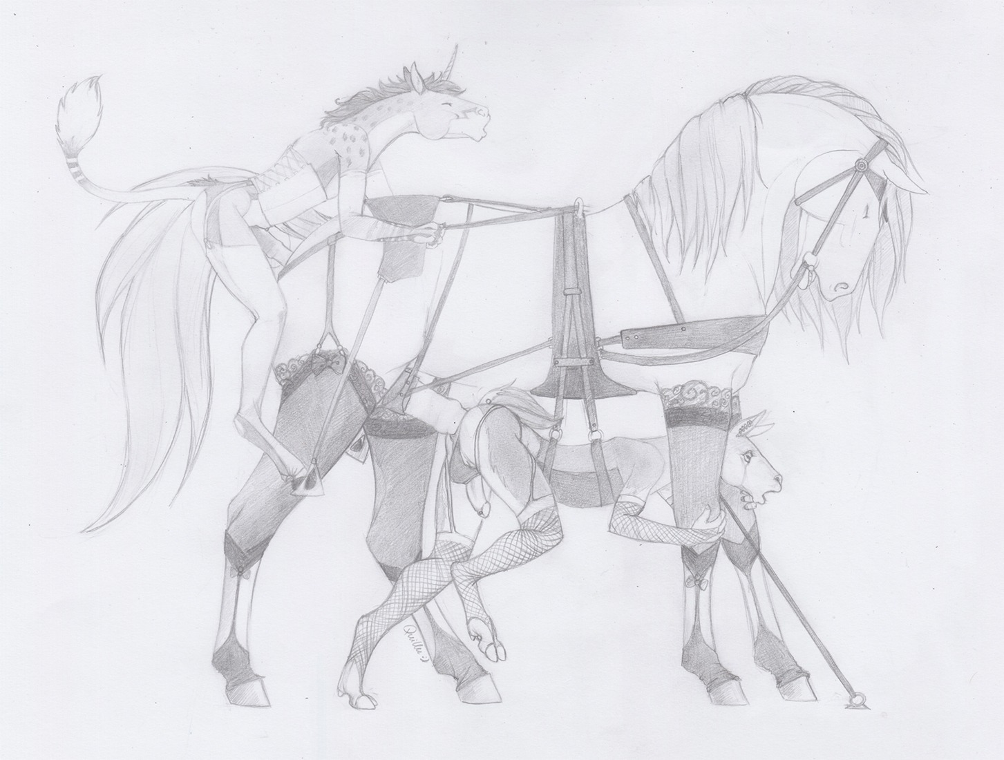 anal anal_penetration animal_dildo animal_genitalia animal_penis animal_sex_toy anthro anthro_on_feral anthro_penetrated anthro_penetrating anthro_penetrating_feral bdsm belly_riding bestiality bodily_fluids bondage bound bound_together bridle camelid clothed clothed_feral clothing cloven_hooves cobondage corset crying dildo e621 equid equine equine_dildo equine_genitalia equine_penis equustra_(ecmajor) erection female female_on_feral female_penetrating female_penetrating_male feral feral_penetrated feral_penetrating feral_penetrating_anthro forced forced_partners fur genitals gloves graphite_(artwork) greyscale group group_sex guanaco hair handwear hooves horse huge_penetration humanoid_genitalia humanoid_penis interspecies intraspecies intraspecies_bestiality larger_penetrated legwear lingerie lucky_pierre male male/female male/male male_on_feral male_penetrated male_penetrating male_penetrating_male mammal monochrome mount/rider_relations object_in_ass pegging penetration penis pony quadruped quillu role_reversal santiago_sara_(ecmajor) sex sex_toy sex_toy_in_ass sex_toy_insertion simple_background size_difference smaller_penetrated stockings strapon tail tears threesome topwear toying_partner traditional_media_(artwork) train_position trio unguligrade white_background