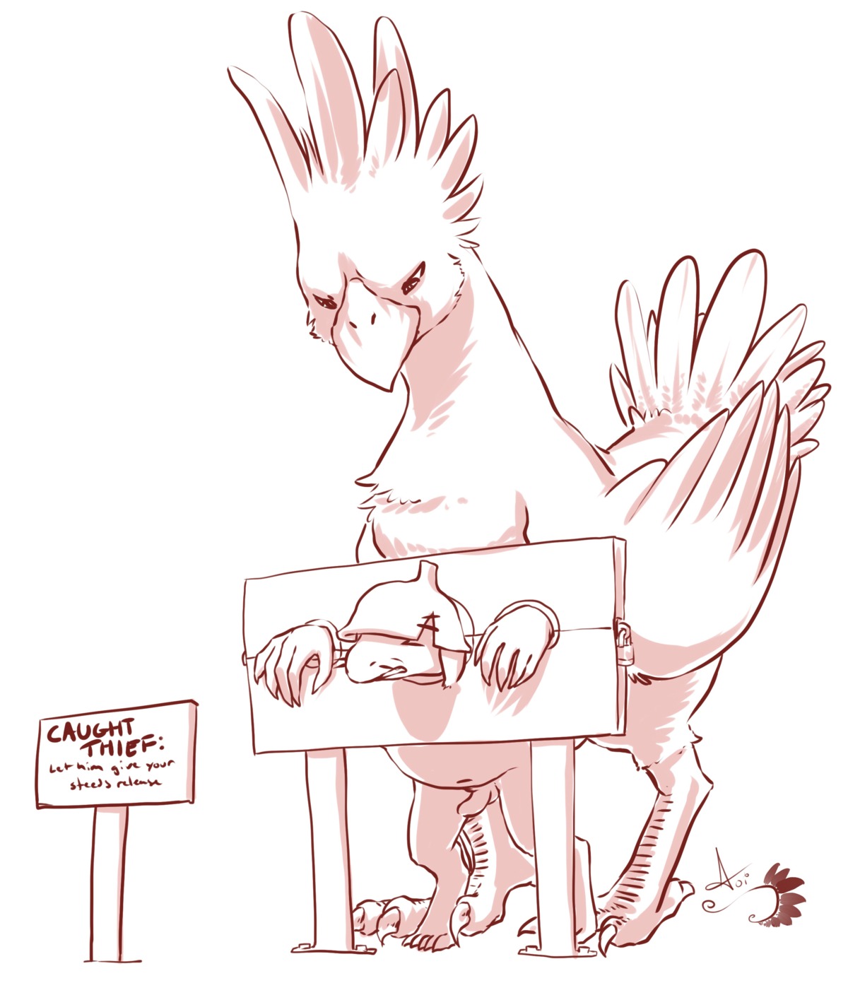 2013 absurd_res anal anal_penetration anthro anthro_on_feral anthro_penetrated aogami avian balls beak bestiality bound burmecian chocobo clenched_teeth dominant duo e621 english_text erection eyes_closed feral feral_penetrating feral_penetrating_anthro final_fantasy final_fantasy_ix forced genitals hi_res humiliation interspecies larger_dom larger_male male male/male male_on_feral male_penetrated male_penetrating male_penetrating_male mammal monochrome nude penetration penis prince_puck_(character) public public_humiliation public_use punishment rape restraints rodent sex simple_background size_difference smaller_male square_enix stocks teeth text white_background
