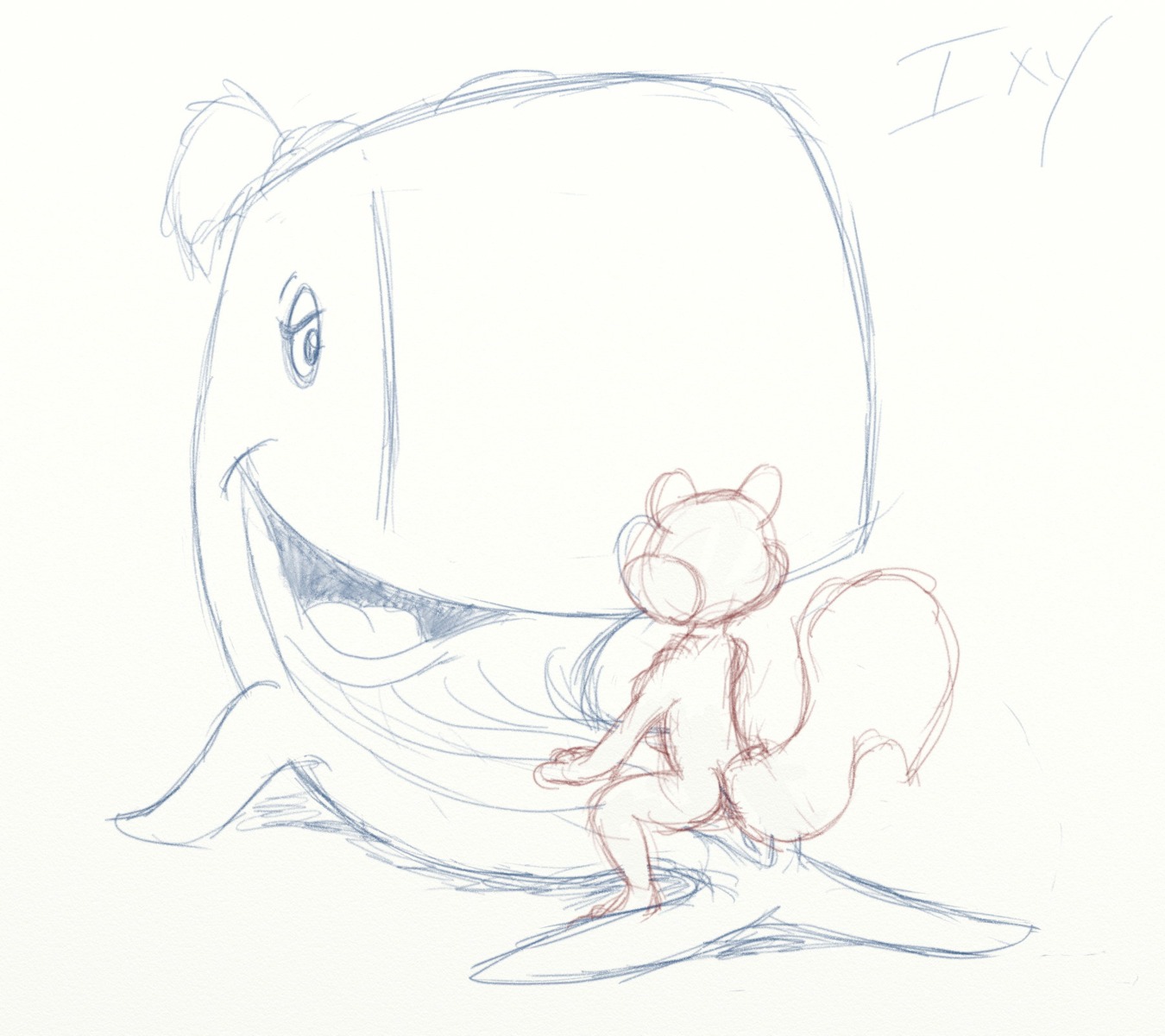 2girls anthro cetacean female furry ixbalam lesbian mammal marine multiple_females multiple_girls pearl_krabs rodent rule34 sandy_cheeks spongebob_squarepants squirrel straight_hair tagme whale