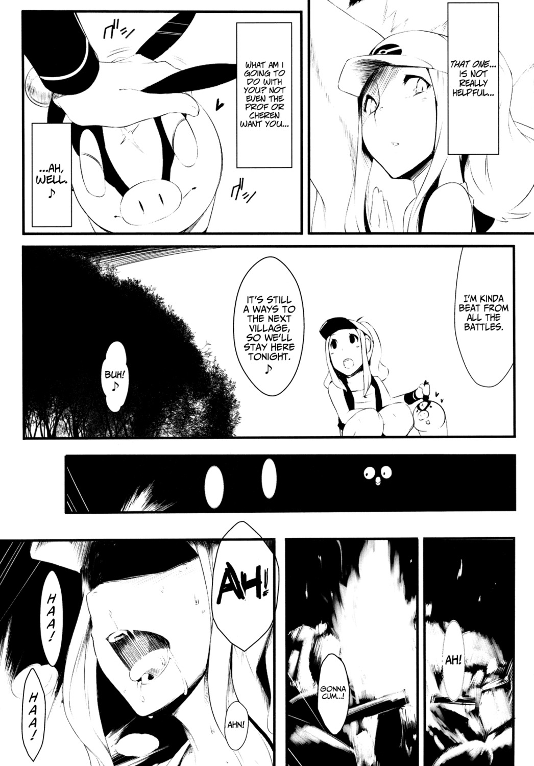 comic faithful_tepig female hilda_(pokemon) human interspecies nintendo pokemon rule34
