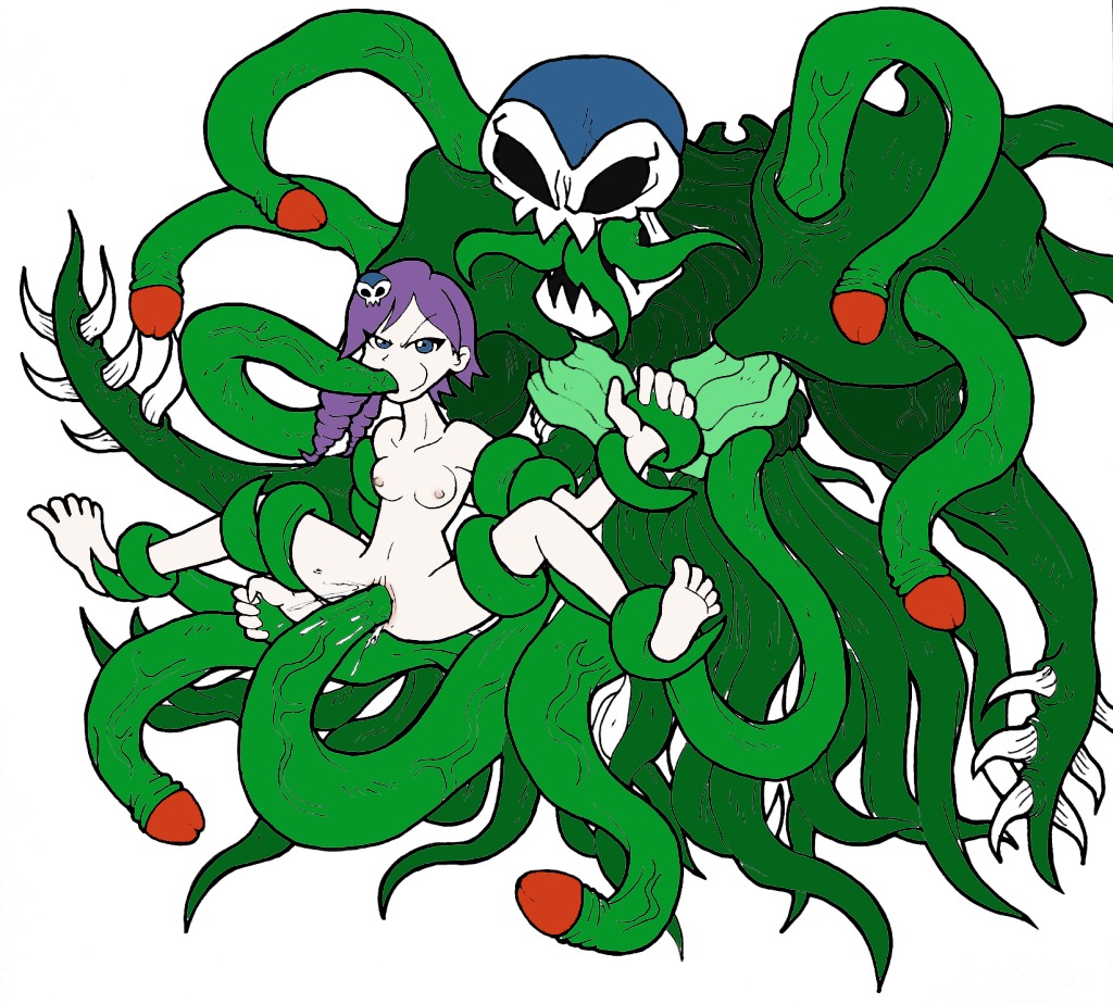 blue_eyes female female_penetrated legs_apart legs_held_open male nude nude_female oral_penetration penetration penis penis_tentacles purple_hair pussy questionable_consent retal4 rule34 tagme vaginal_insertion vaginal_penetration white_background white_skin zone-tan