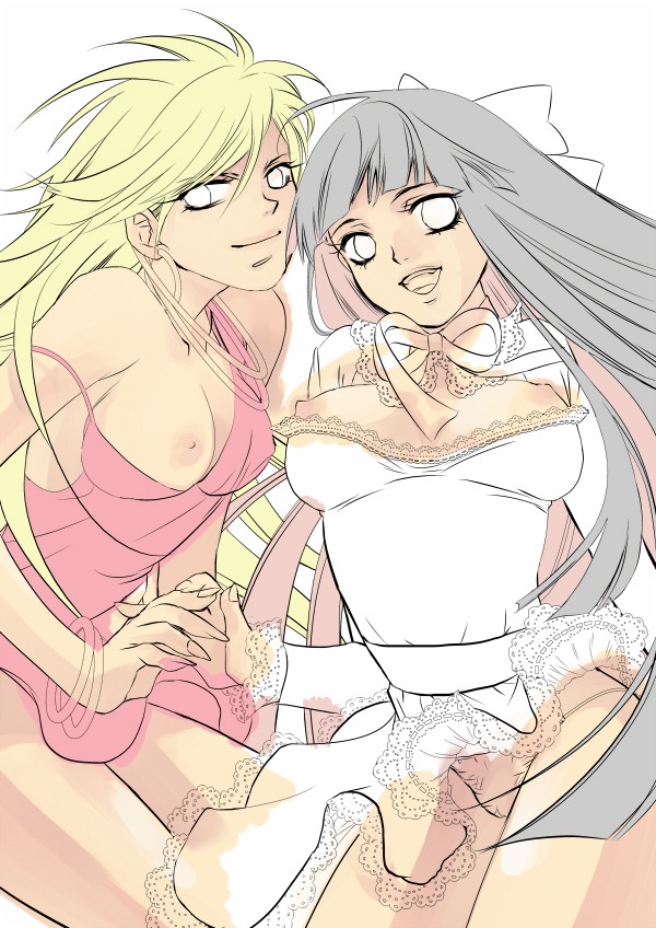 female panty_&amp;_stocking_with_garterbelt panty_anarchy rule34 stocking_anarchy tagme