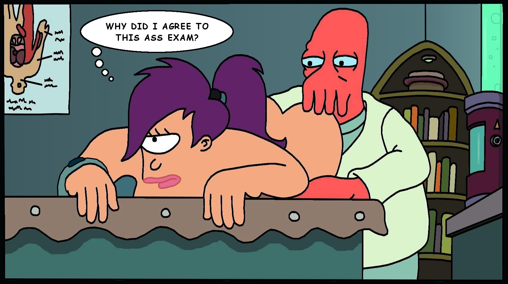 female futurama john_a._zoidberg rule34 tagme turanga_leela