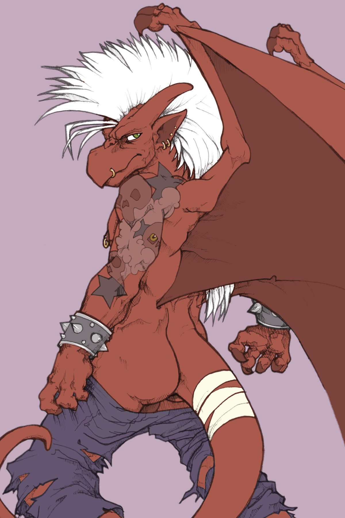 1boy character_request disney dwalker gargoyles male male_only presenting rule34 solo