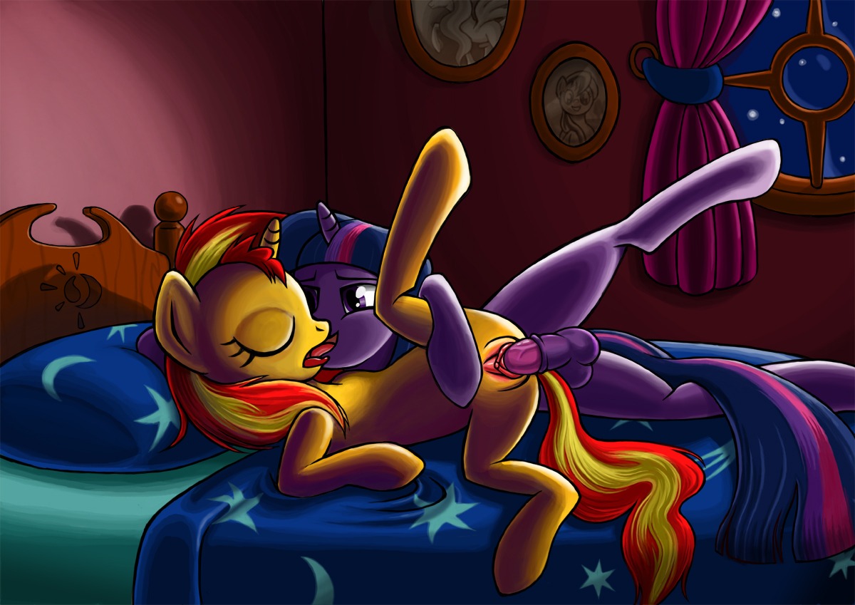 2013 balls bed bedroom blush clitoris digital_media_(artwork) donutwish duo e621 equestria_girls equid equine erection eyes_closed female female_penetrated feral french_kissing friendship_is_magic fur furniture genitals gynomorph gynomorph/female gynomorph_penetrating gynomorph_penetrating_female hair hasbro horn intersex intersex/female intersex_penetrating intersex_penetrating_female kissing lying mammal multicolored_hair my_little_pony mythological_creature mythological_equine mythology night nude on_side outline penetration penile penile_penetration penis penis_in_vagina photo pillow purple_hair sex sunset_shimmer_(eg) twilight_sparkle_(mlp) two_tone_hair unicorn vaginal vaginal_penetration vulva wall_art yellow_body yellow_fur