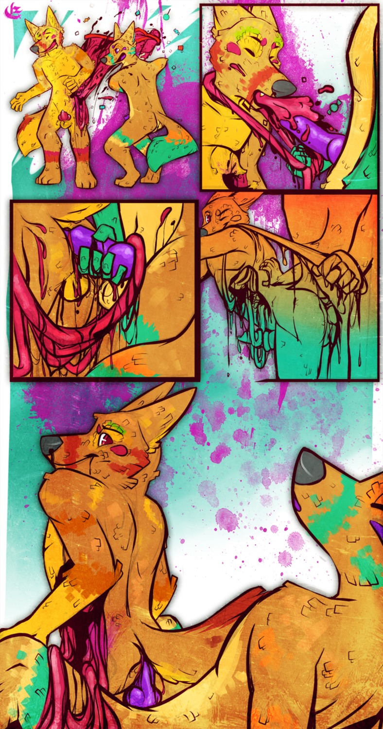 anal anal_penetration animate_inanimate anthro anthro_on_anthro anthro_on_bottom anthro_on_top anthro_penetrated anthro_penetrating anthro_penetrating_anthro candy_gore canid canine disembowelment dominant dominant_anthro duo e621 erection fellatio food_gore fox genitals gore gore_focus hi_res lapfox_trax living_pinata male male/male male_anthro male_penetrated male_penetrating male_penetrating_male mammal nude oral painless_gore penetration penile penis pinata sex submissive submissive_anthro tail the_quick_brown_fox versatile versatile_anthro versatile_male xedgewolfx