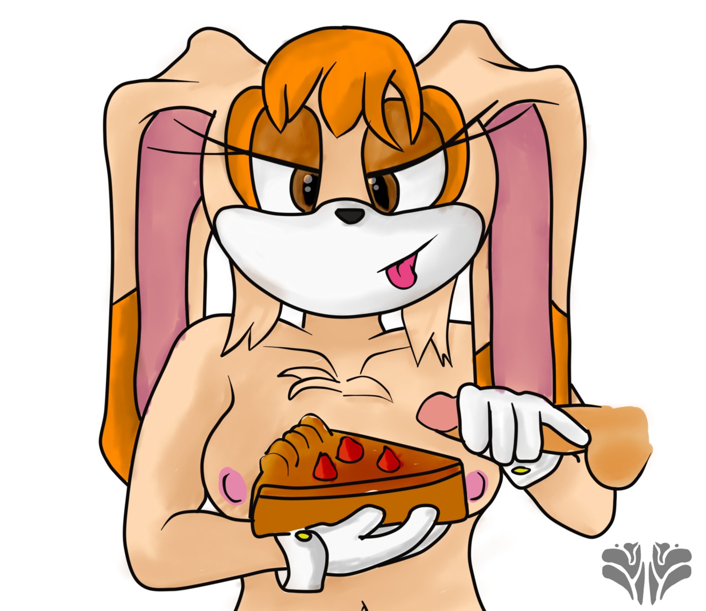 anthro breasts cake color female food fur furry handjob holding male mature_female nipples nude penis rabbit rule34 sega sonic_(series) sonic_the_hedgehog_(series) straight tagme vanilla_the_rabbit