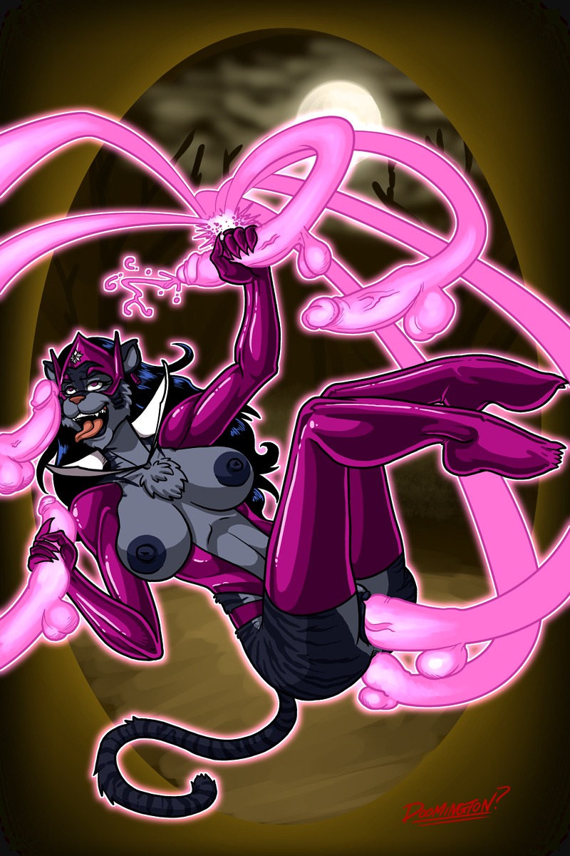 2:3 anal anal_penetration anthro black_hair breasts clothing cosplay costume dc_comics doomington double_penetration e621 felid female fucked_silly genitals hair hi_res mammal nipples open_mouth pantherine penetration penile power_ring sex solo star_sapphire superhero tentacle_grab tentacle_handjob tentacles tiger tongue vaginal vaginal_penetration vulva