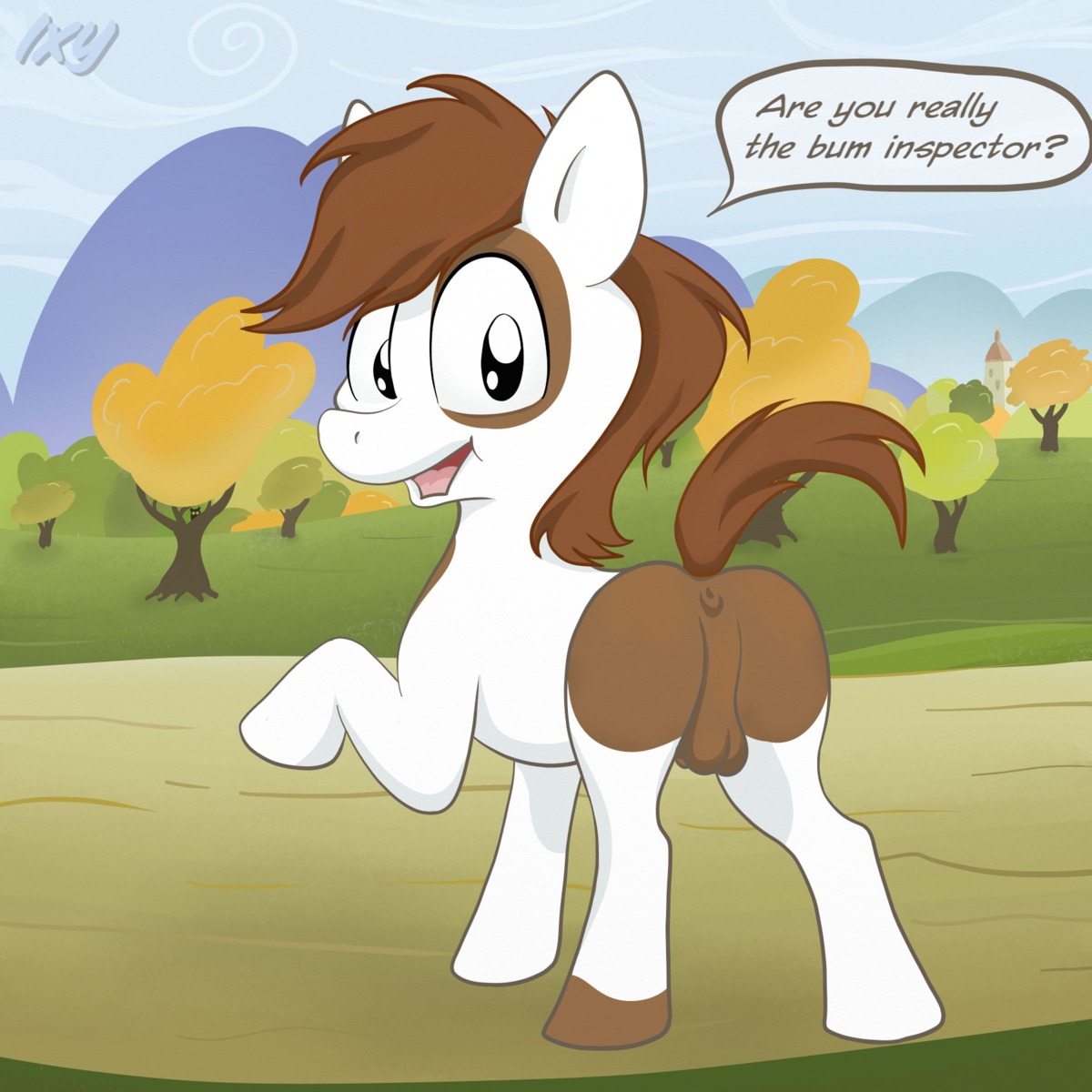 balls friendship_is_magic ixbalam male my_little_pony pipsqueak rule34 smooth_skin tagme