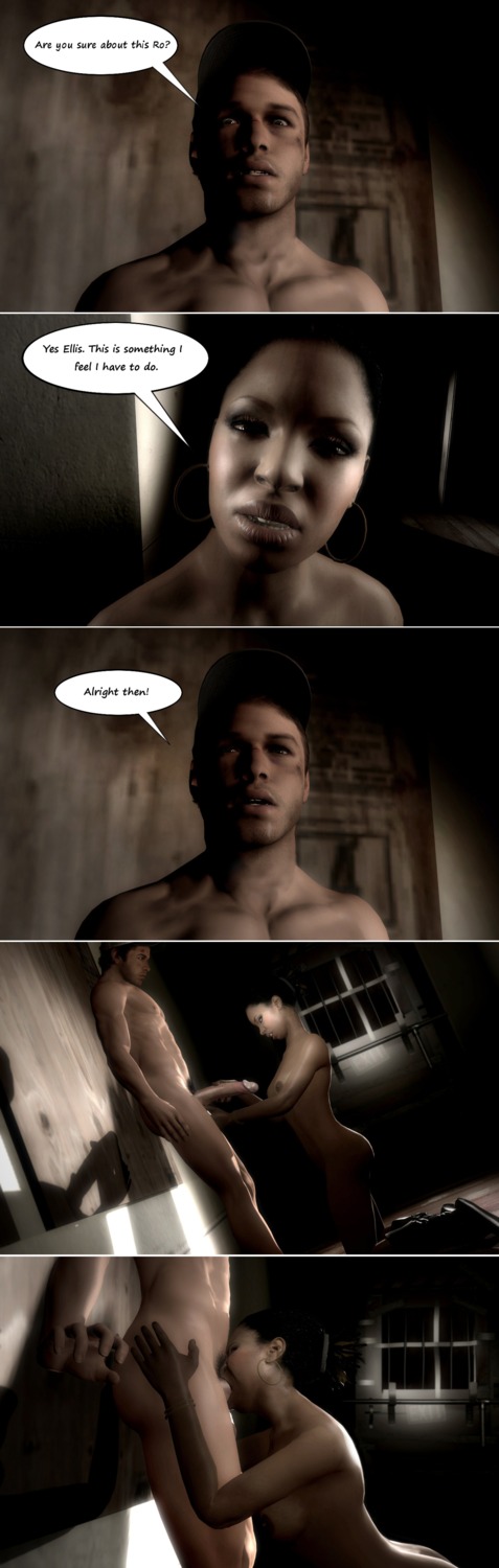 1boy 1girls 3d blowjob comic dark-skinned_female dark_skin deepthroat dialogue ellis_(left_4_dead) english_dialogue english_text erect_penis erection female female_penetrated garry's_mod interracial left_4_dead_(series) left_4_dead_2 male male_penetrating male_penetrating_female oral oral_penetration oral_sex penetration penis rastifan rochelle_(left_4_dead) rule34 speech_bubble sucking tagme text valve_corporation