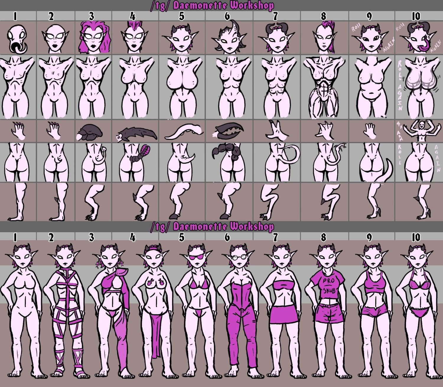 6+girls abs anthro areolae armor armpits ass back bare_shoulders big_breasts big_lips bikini black_eyes bra breasts chaos_(warhammer) chaos_daemon chubby claws cleavage clothed daemonette elf_ears feet female female_only flat_chest glasses hand_on_hip hooves horns huge_breasts long_hair long_tongue looking_at_viewer mohawk multi_breast multiple_females multiple_girls muscular naga nipples nude open_mouth organic_high_heels panties pincers pink_hair pointy_ears purple_skin revealing_clothes rule34 scorpion_tail shirt short_hair shorts slaanesh small_breasts small_lips solo standing tail tank_top text thick_thighs thin_waist toes warhammer_(franchise) warhammer_40k webbed_hands white_eyes