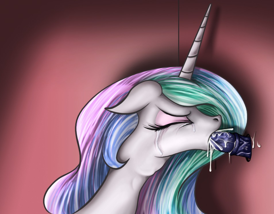 2014 animal_genitalia animal_penis bodily_fluids crying cum cum_in_mouth cum_inside deep_throat disembodied_penis duo e621 equid equine equine_genitalia equine_penis erection eyes_closed fellatio female female_penetrated feral friendship_is_magic fur genital_fluids genitals glory_hole hair hasbro horn horse kaiku long_hair male male/female male_penetrating male_penetrating_female mammal multicolored_hair my_little_pony oral oral_penetration penetration penile penis princess_celestia_(mlp) sex simple_background tears vein white_body white_fur