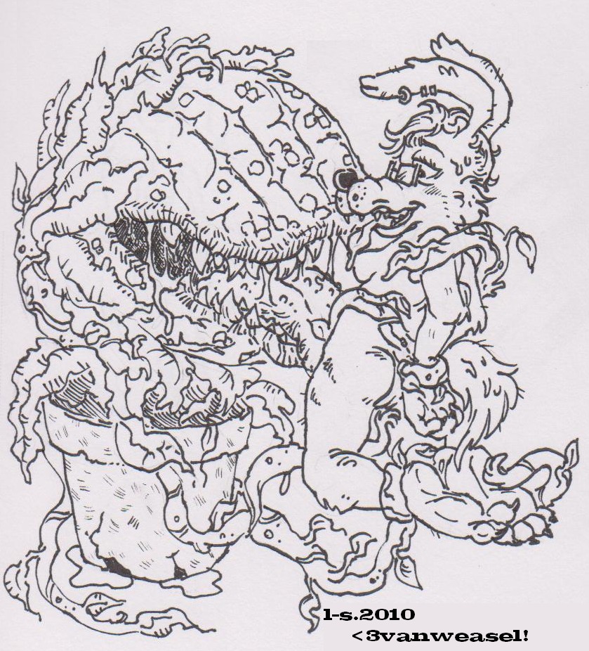 anthro audrey_ii female little_shop_of_horrors rule34 tagme