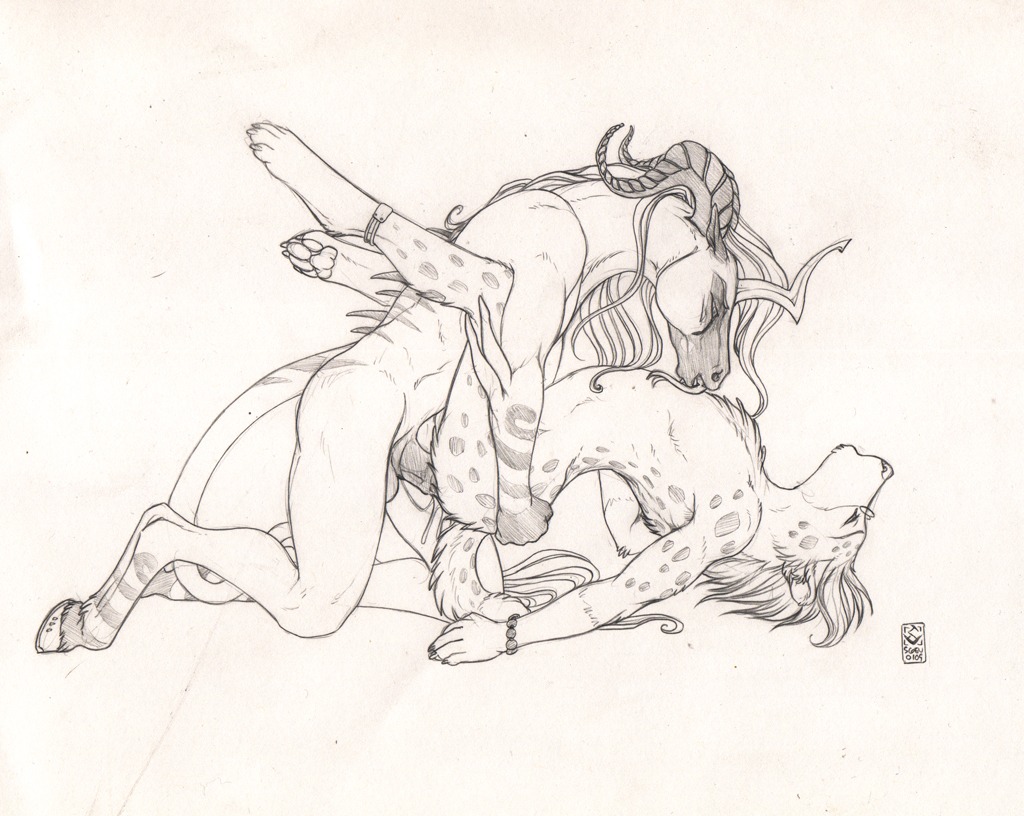 anal anal_penetration animal_genitalia animal_penis anthro anthro_on_anthro arch_position arched_back balls black_and_white bodily_fluids canid canine crossgender cum duo e621 equid equine equine_genitalia equine_penis erection eyes_closed eyewear felid feline from_front_position genital_fluids genitals glasses graphite_(artwork) hooves horn horseshoe hybrid licking looking_pleasured male male/male male_penetrated male_penetrating male_penetrating_male male_shin mammal monochrome mythological_creature mythological_equine mythology passionate penetration penis serval sex shinigamigirl sketch tail tongue tongue_out traditional_media_(artwork) unicorn