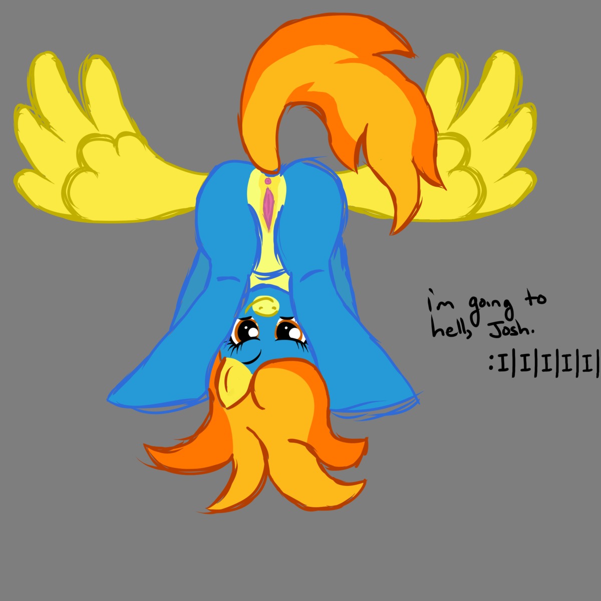 equine female feral friendship_is_magic my_little_pony pegasus rule34 spitfire_(mlp) straight_hair tagme wonderbolts_(mlp)