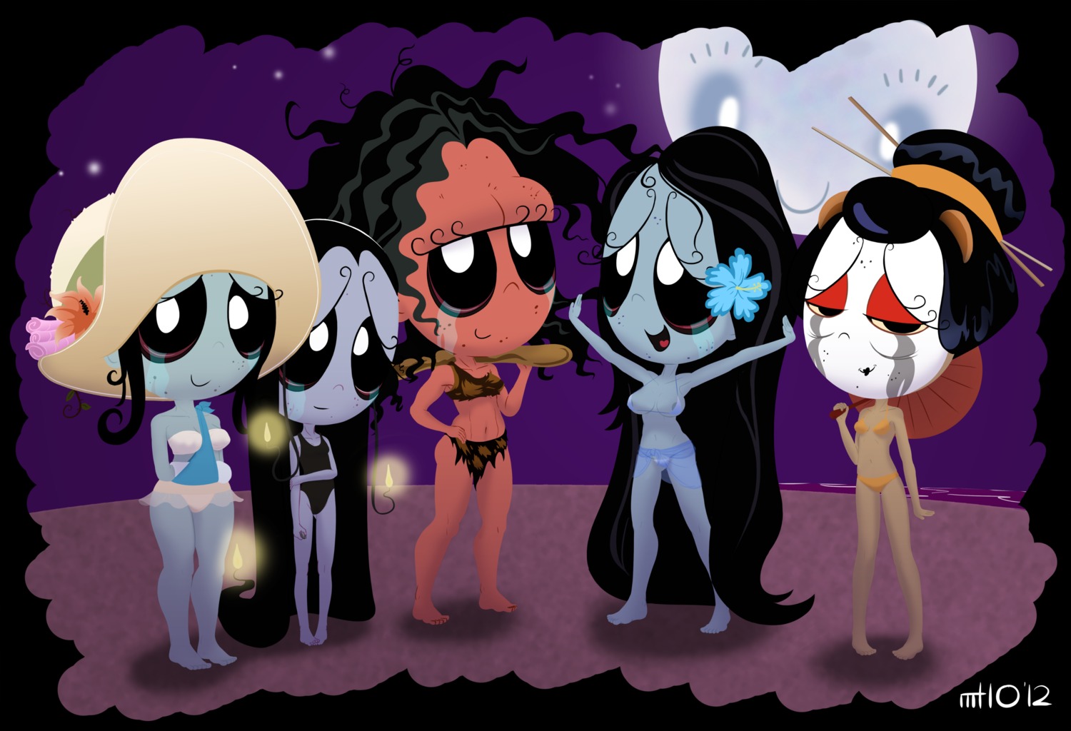 empty-10 female female_only hyper_eyes malady_(ruby_gloom) mayhem_(ruby_gloom) migraine mildew_(ruby_gloom) motley multiple_females multiple_girls ruby_gloom_(franchise) rule34