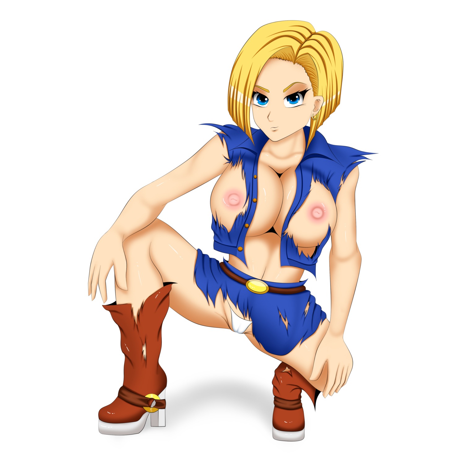 alborlen android_18 boots dragon_ball dragon_ball_z female rule34 tagme