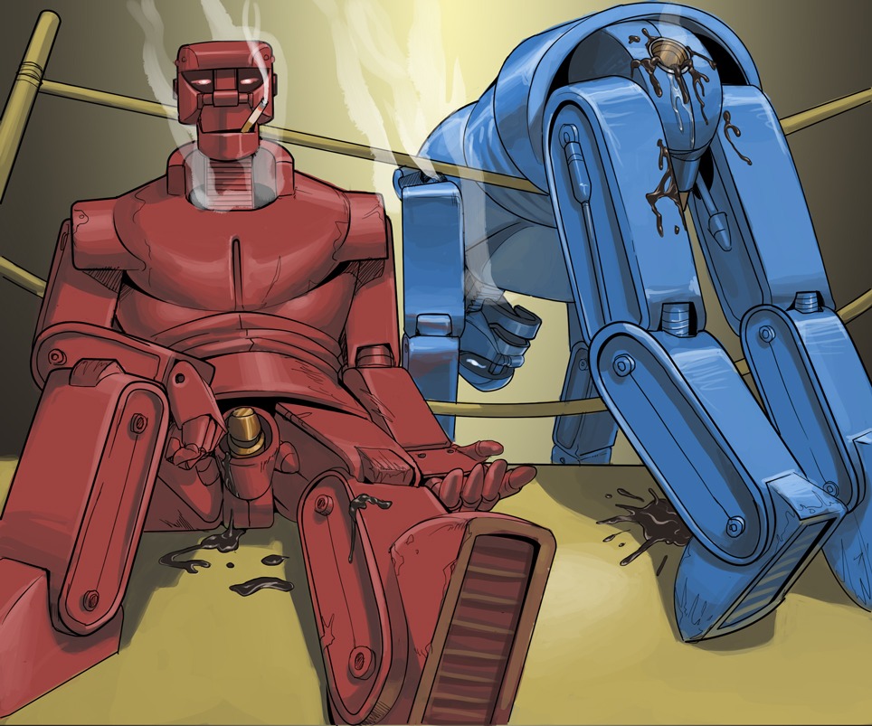 bahakha blue_bomber inanimate male red_rocker rock'em_sock'em_robots rule34 toy