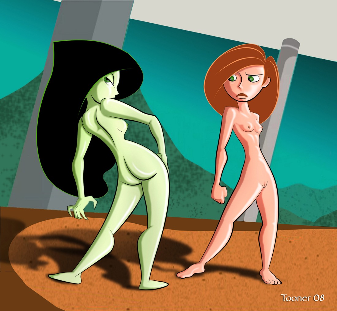 disney female female_only human kim_possible kimberly_ann_possible multiple_females multiple_girls nipples rule34 shego straight_hair tagme tooner