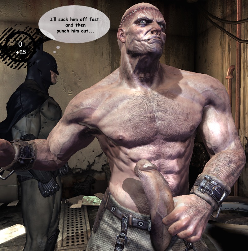 2boys 3d abs bald batman batman:_arkham_asylum batman_(bruce_wayne) batman_(series) bruce_wayne cape chest_hair cock_hungry copper_pipes cowl dc dc_comics english_text erect_nipples erection facial_scar foreskin garry's_mod gay gninrom holding_penis huge_cock imminent_fellatio imminent_oral impending_blowjob male male_only muscles nipples pants_open pecs penis penis_out retracted_foreskin rule34 scars text topless uncircumcised unknown_character unknown_male veiny_muscles veiny_penis wristbands yaoi