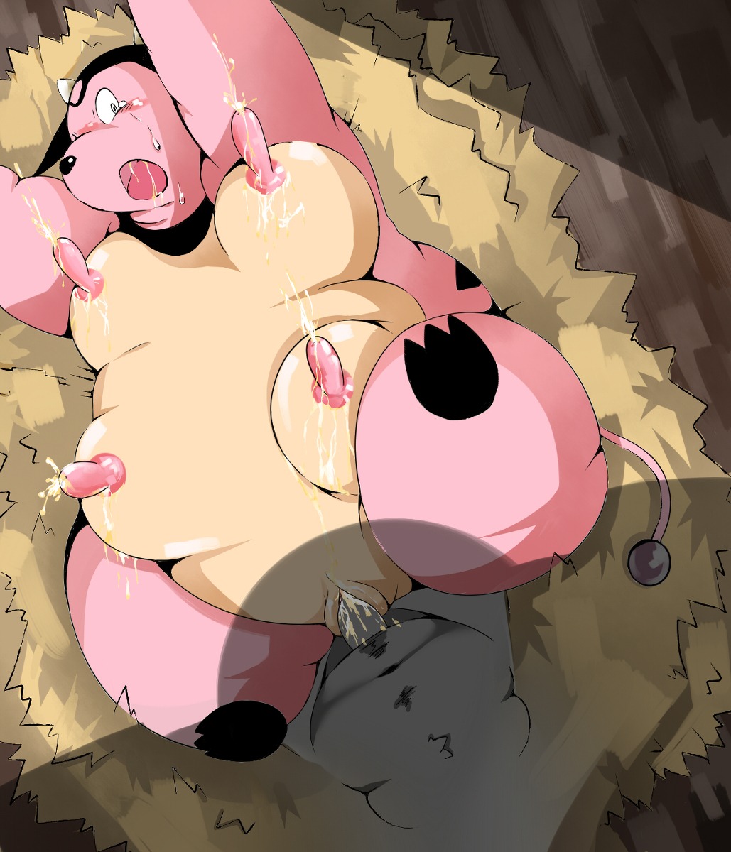 anthro big_nipples blush bodily_fluids bovid bovine breast_milking breasts cum cum_in_vagina cum_inside duo e621 erect_nipples erection female female_penetrated first_person_view generation_2_pokemon genital_fluids genitals hay hi_res hooves horn human interspecies lactating lying male male/female male_penetrating male_penetrating_female male_pov mammal milk miltank multi_breast multi_nipple nintendo nipples nude on_back open_mouth overweight penetration penile penile_penetration penis penis_in_vagina pokemon pokemon_(species) pokephilia sex starjet sweat tail teats vaginal vaginal_penetration vulva