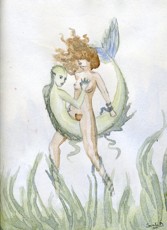 1girls ambiguous_gender artist_request breasts female gryffindor harry_potter harry_potter_and_the_goblet_of_fire hermione_granger merfolk mermaid mermaid_tail nude pubic_hair pussy rule34 seaweed straight tagme underwater warner_brothers water witch_(harry_potter)