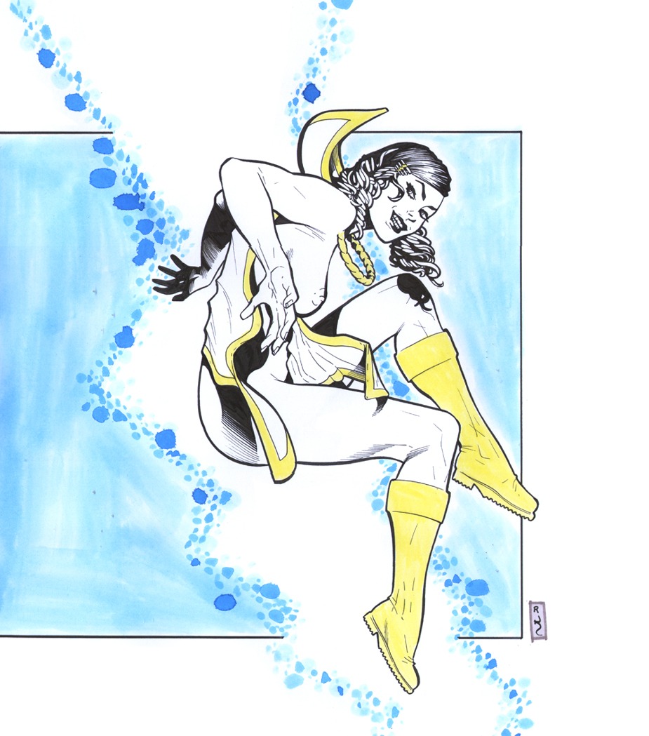 1girls breasts catthouse_studios dc dc_comics female female_only mary_batson mary_marvel roadkill_(catthouse_studios) rule34 shazam_(series) signature solo tagme text