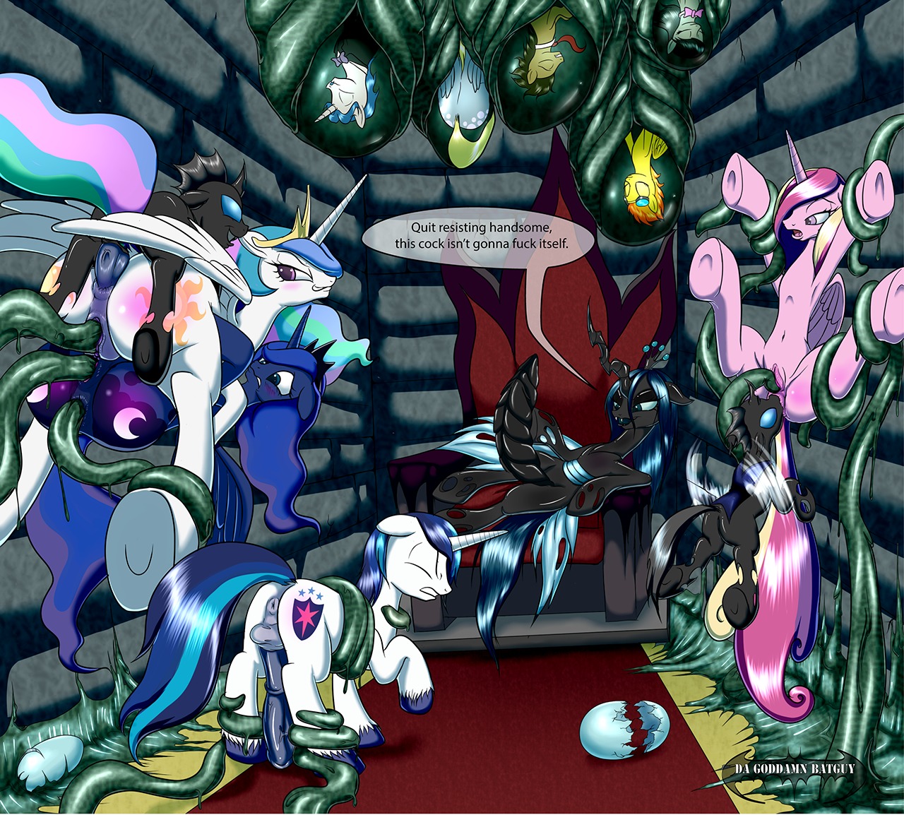 2013 anal anal_penetration animal_genitalia animal_penis anus arthropod backsack balls big_penis blue_body blue_eyes blue_feathers blue_fur blue_hair blue_tail blush butt changeling_(mlp) chrysalis crown cutie_mark da_goddamn_batguy derpy_hooves_(mlp) doctor_whooves_(mlp) dominant double_penetration drone_(mlp) e621 earth_pony egg english_text equid equine equine_genitalia equine_penis erection eyes_closed fancypants_(mlp) feathered_wings feathers female feral friendship_is_magic fur genitals green_eyes green_hair grey_body grey_feathers group group_sex gynomorph hair hasbro headgear horn horse insect_wings intersex long_hair male male/female mammal multicolored_hair multiple_penetration my_little_pony mythological_creature mythological_equine mythology octavia_(mlp) open_mouth oral pegasus penetration penis pink_body pink_feathers pink_fur pony princess princess_cadance_(mlp) princess_celestia_(mlp) princess_luna_(mlp) profanity purple_eyes queen_chrysalis_(mlp) restrained rimming royalty sex shining_armor_(mlp) spitfire_(mlp) submissive tail tentacles text two_tone_hair unicorn vaginal vaginal_penetration vein vulva white_body white_feathers white_fur winged_unicorn wings wonderbolts_(mlp) yellow_body yellow_feathers