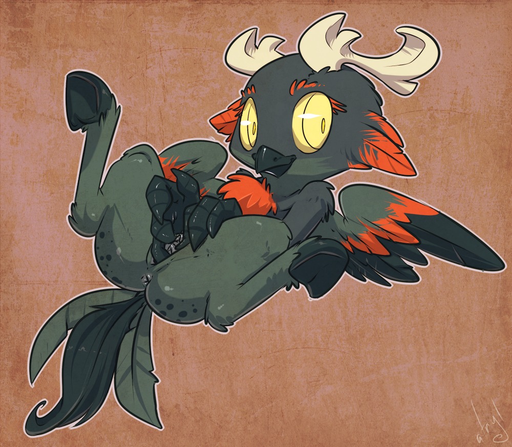 anthro antlers anus archived_source atryl avian beak clitoral clitoral_masturbation clitoral_rubbing clitoris digital_media_(artwork) e621 european_mythology feathered_wings feathers female fingering fingering_self genitals greek_mythology hippogriff horn looking_at_viewer masturbation mythological_avian mythological_creature mythology nude pinup pose solo unavailable_at_source vaginal vaginal_fingering vaginal_masturbation vulva wings yellow_eyes young young_anthro young_female