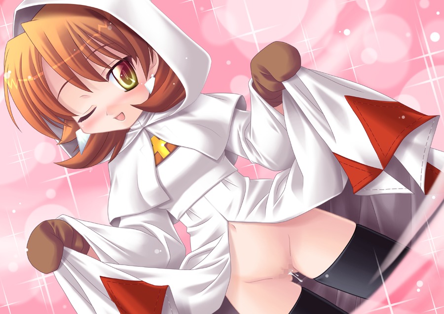 black_leggings cum_in_pussy female final_fantasy final_fantasy_iii pussy refia rule34 tagme white_mage white_robe
