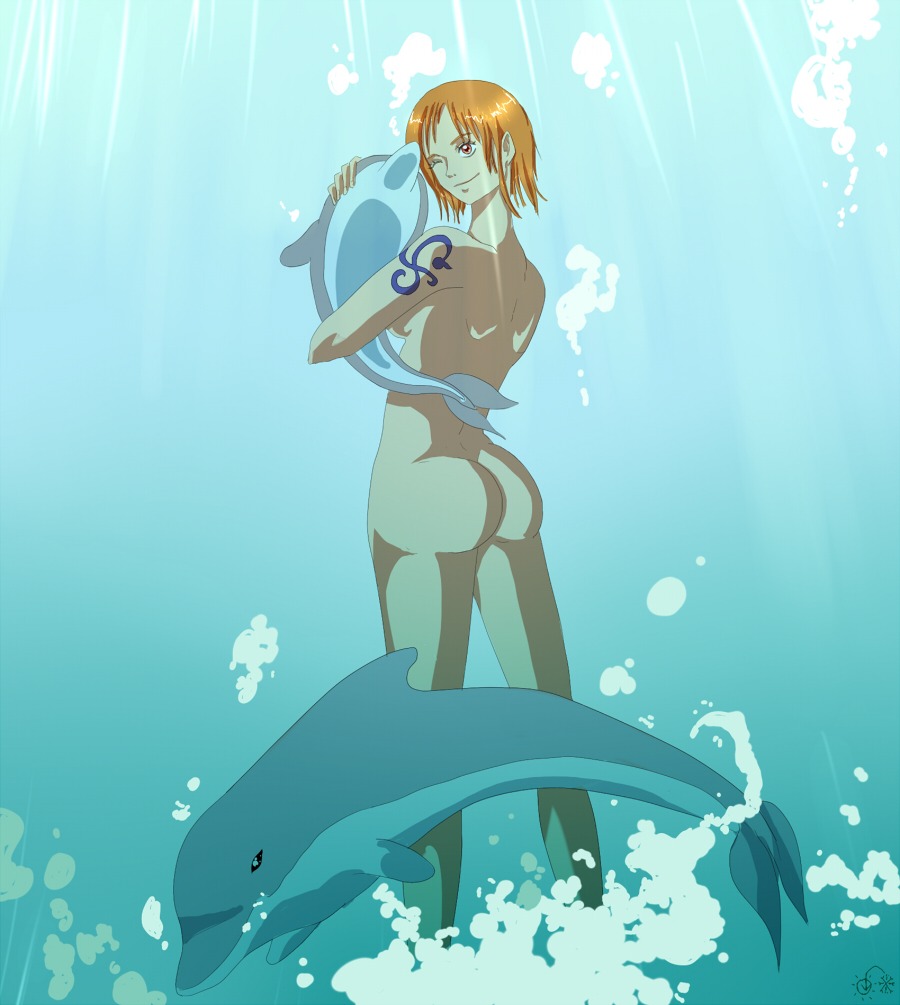 chokubatsu female female_only nami_(one_piece) one_piece pre-timeskip rule34 tagme