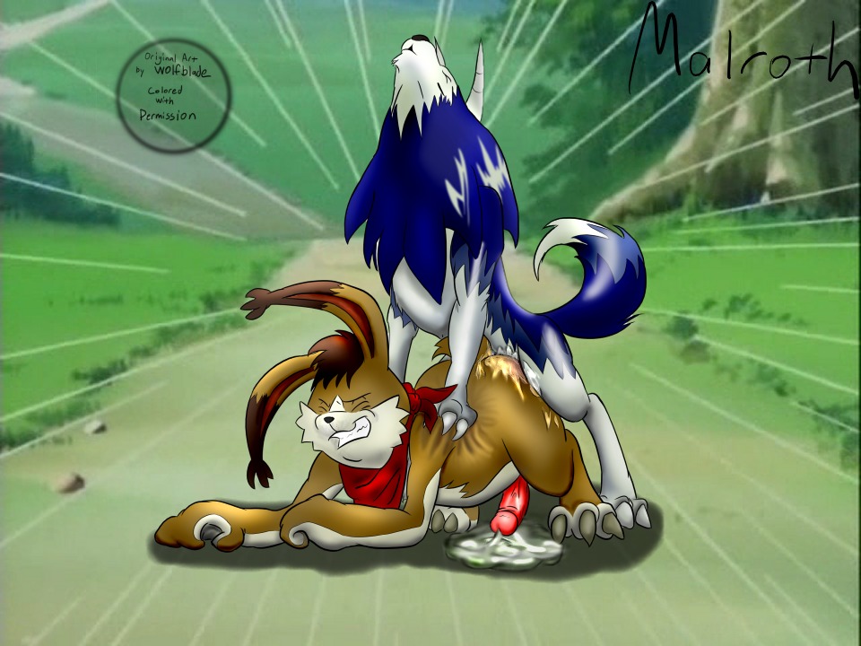 4:3 all_fours anal animal_noises anthro anthro_on_feral anthro_penetrated bestiality bodily_fluids canid canine canis clenched_teeth cum cum_in_ass cum_inside cum_pool cum_while_penetrated cumshot day doggystyle duo e621 ejaculation eyes_closed feral feral_penetrating feral_penetrating_anthro from_behind_position genital_fluids genitals half-erect hands-free hare_(monster_rancher) horn howl humanoid_genitalia humanoid_penis interspecies lagomorph leporid male male/male male_penetrated male_penetrating male_penetrating_male malroth mammal monster_rancher orgasm outside penetration penis rabbit sex tail tecmo teeth thick_thighs tiger_(monster_rancher) wolf wolfblade