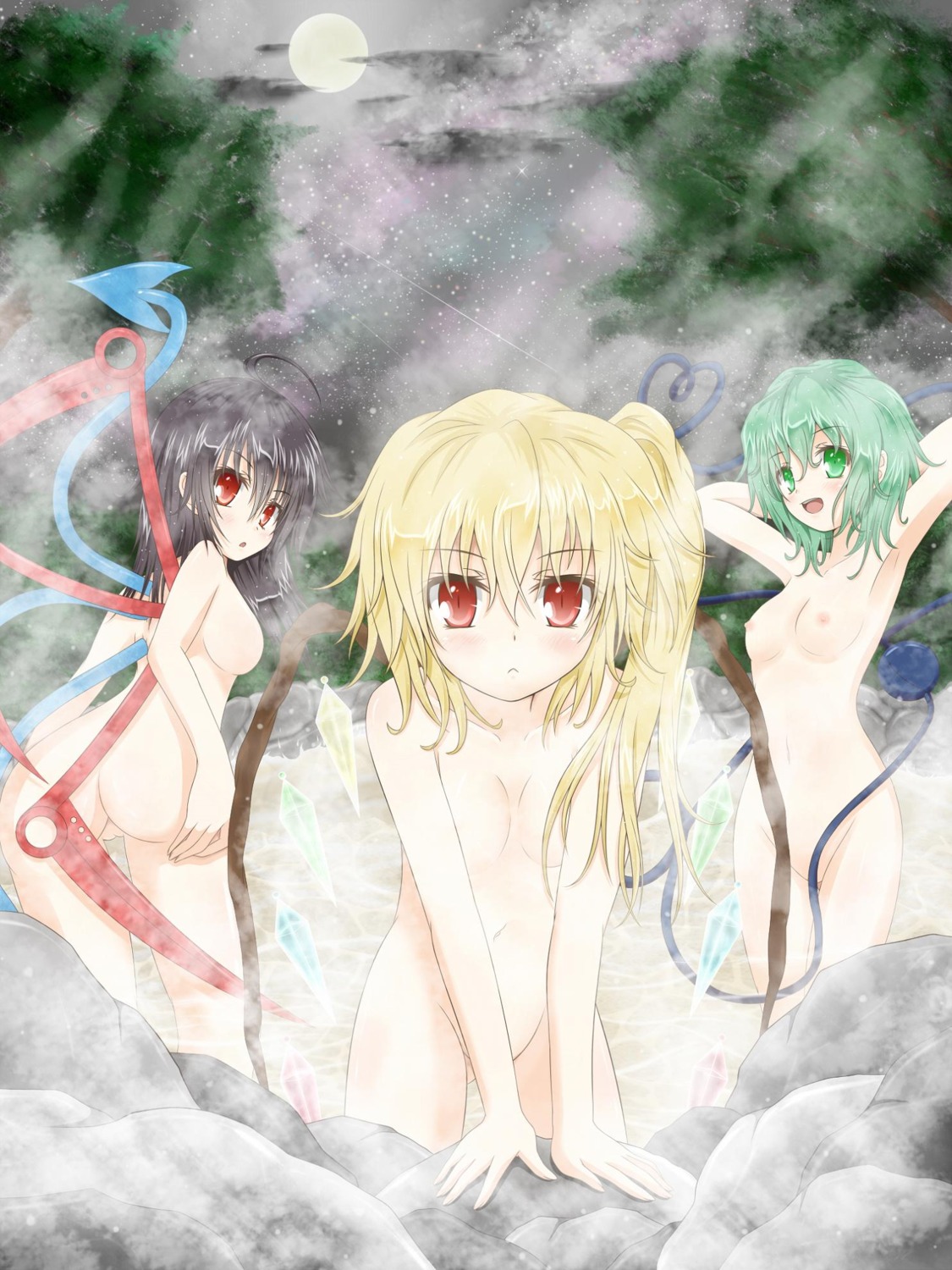 female flandre_scarlet koishi_komeiji nue_houjuu rule34 tagme touhou