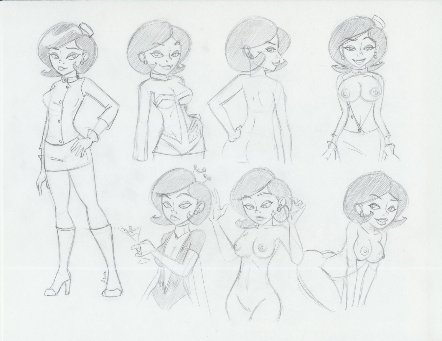 doctor_girlfriend female roger_bacon rule34 tagme venture_brothers white_background