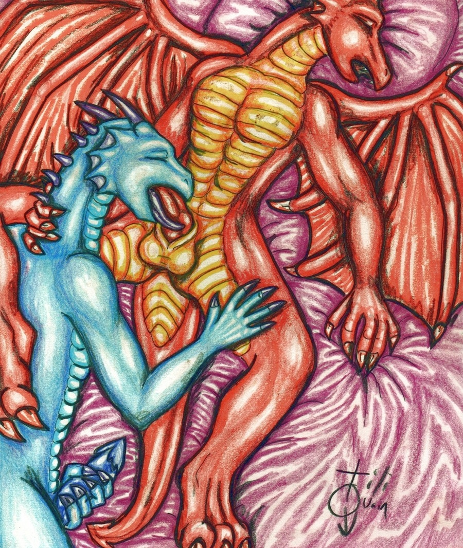 2012 anthro balls bed blue_body blue_penis dragon duo e621 erection eyes_closed fellatio furniture genitals horn lying male male/male male_penetrated male_penetrating male_penetrating_male masturbation membrane_(anatomy) membranous_wings muscular mythological_creature mythological_scalie mythology nude on_back open_mouth oral oral_penetration pecs penetration penile penile_masturbation penis red_body scales scalie sex tail tiliquain tongue wings