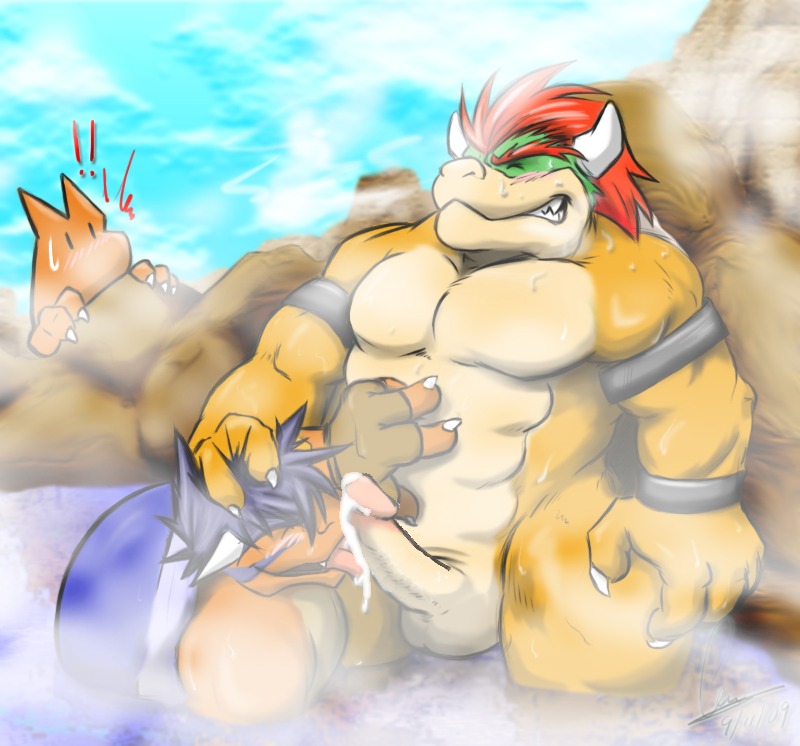 2010 abs anthro anthrofied armlet balls beard being_watched belly biceps big_balls big_penis blue_hair blush bodily_fluids bowser bracelet charikoopa charizard charkonian_graotl_ard claws clothing collar crossover cum cum_drip cum_in_mouth cum_inside cum_on_penis cum_on_tongue dragon dripping duo e621 erection exclamation_point eyes_closed facial_hair facial_markings fangs fellatio fog fondling forced forced_oral generation_1_pokemon genital_fluids genitals glans gloves goatee grin hair hand_on_chest hand_on_head handwear head_markings horn hot_spring hugo_heidenburg humanoid_genitalia humanoid_penis hybrid interspecies jewelry koopa licking looking_at_another male male/male male_penetrated male_penetrating male_penetrating_male mario_bros markings messy muscular mythological_creature mythological_scalie mythology nintendo nipples nude open_mouth oral orange_body orange_skin outside paws pecs penetration penile penis penis_lick plantigrade pokemon pokemon_(species) pokemorph red_hair reptile scales scalie sex shell short_hair signature simple_background sitting sky smile standing steam surprised sweat teeth thick_penis timberwolfmax tongue tongue_out vein water wet