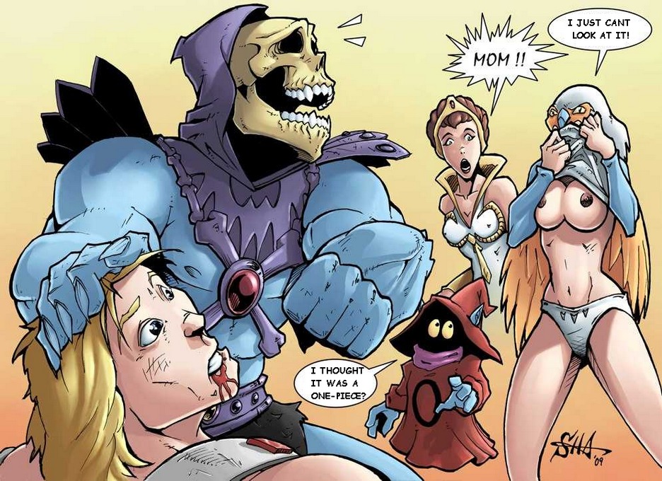 2009 female filmation he_man male masters_of_the_universe milf mother_and_daughter nipples orko rule34 sha sha_(artist) skeletor sorceress_(masters_of_the_universe) teela
