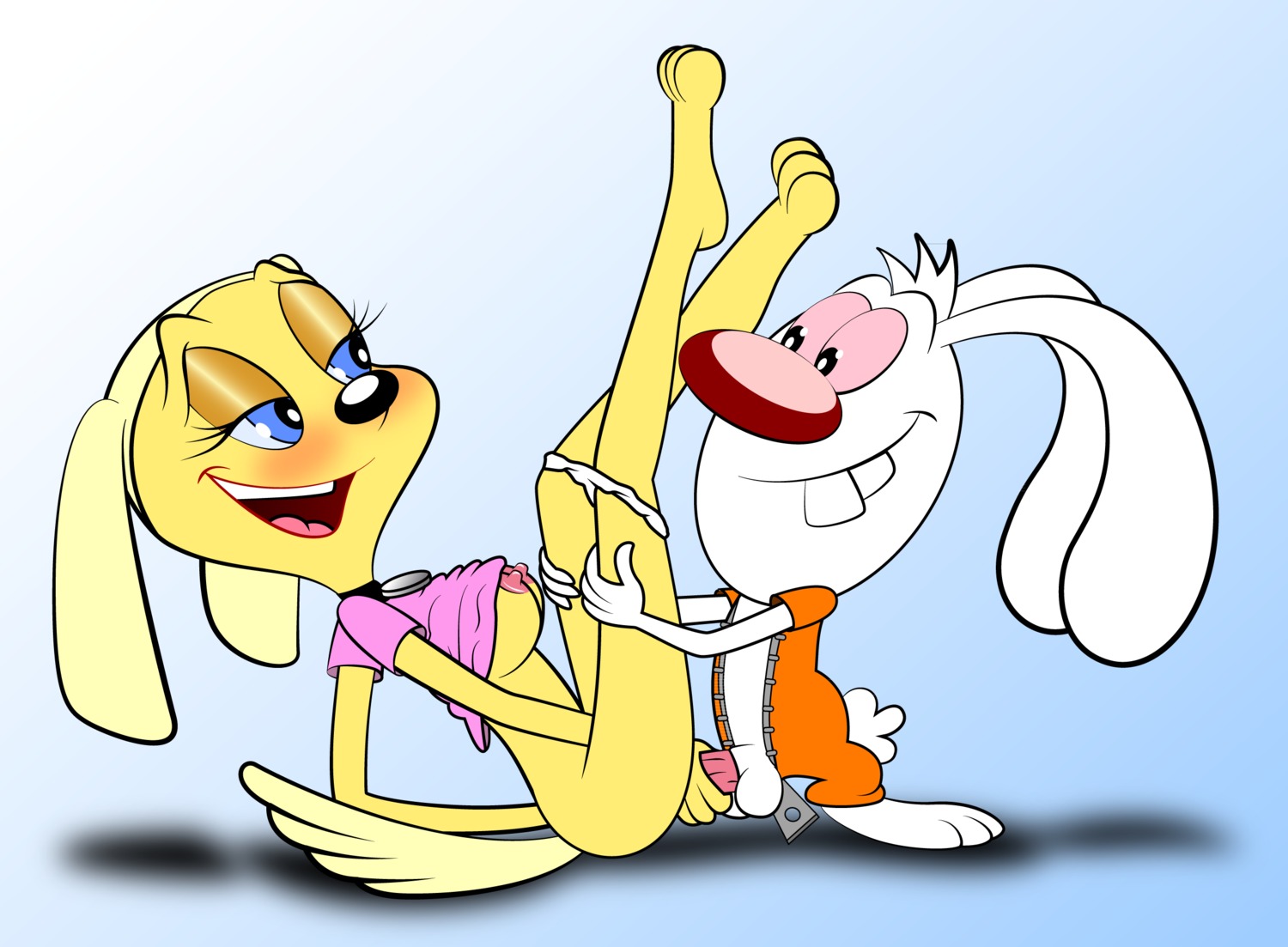 anthro balls brandy_and_mr._whiskers brandy_harrington brandyfriend5432 canine clothing disney disney_channel dog female fur furry male mammal mr._whiskers nipples panties penis rabbit rule34 sex straight tagme testicles toon_disney