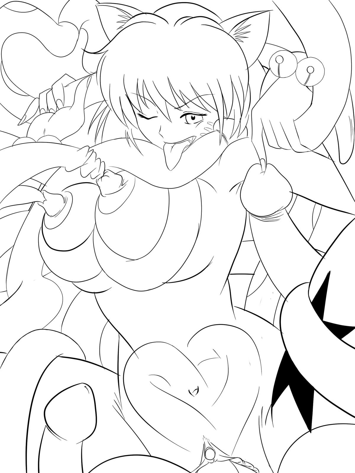 bishoujo_senshi_sailor_moon breasts clitoris female large_breasts nangoku nekonneru pussy rule34 tentacle uncensored